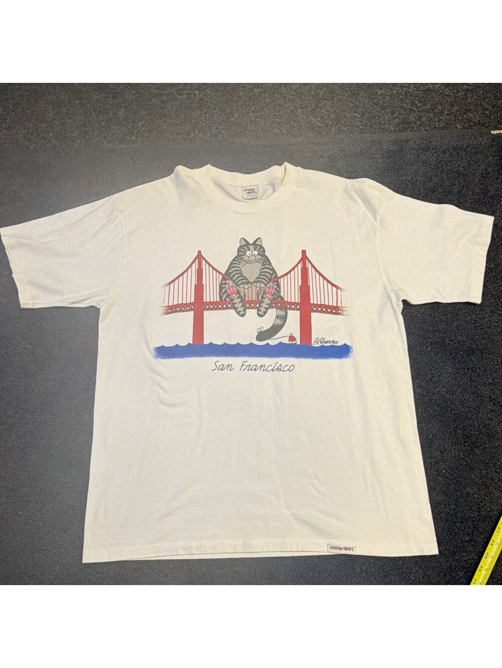 Vintage B Kliban Cat San Francisco T Shirt Ryan Gosling Project Hail Mary USA